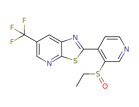2-[3-(ethanesulfinyl)pyridin-4-yl]-6-(trifluoromethyl)thiazolo[5,4-b]pyridine