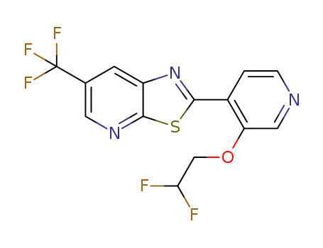 2-[3-(2,2-difluoroethoxy)pyridin-4-yl]-6-(trifluoromethyl)thiazolo[5,4-b]pyridine