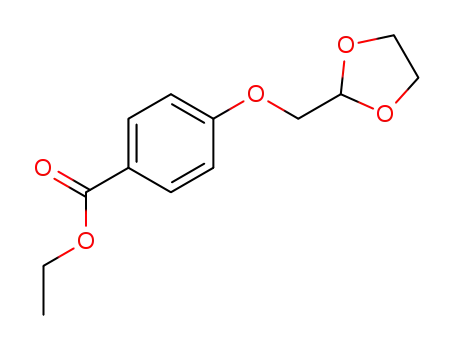 4-[1,3]dioxolan-2-ylmethoxy-benzoic acid ethyl ester
