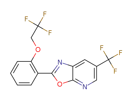 2-[2-(2,2,2-trifluoroethoxy)phenyl]-6-trifluoromethyloxazolo[5,4-b]pyridine