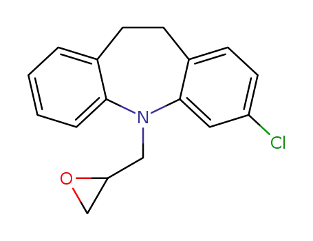 3-chloro-5-(oxiran-2-ylmethyl)-10,11-dihydro-5H-dibenzo[b,f]azepine