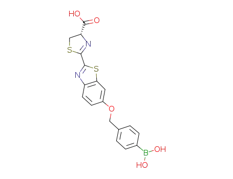(S)-2-(6-(4-boronobenzyloxy)benzo[d]thiazol-2-yl)-4,5-dihydrothiazole-4-carboxylic acid