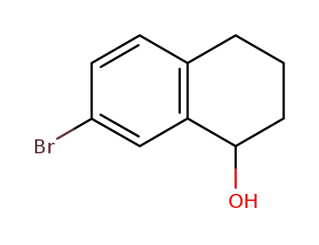 Molecular Structure of 75693-15-1 (7-Bromo-1,2,3,4-tetrahydronaphthalen-1-ol)