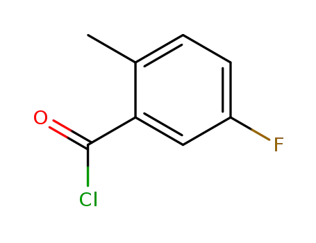 Molecular Structure of 21900-39-0 (5-Fluoro-2-methylbenzoyl chloride)