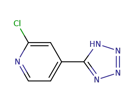2-chloro-4-(1H-tetrazole-5-yl)pyridine
