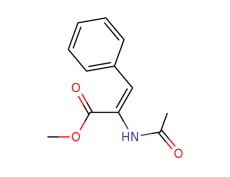 Molecular Structure of 64590-81-4 (2-Propenoic acid, 2-(acetylamino)-3-phenyl-, methyl ester, (E)-)