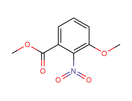 Molecular Structure of 5307-17-5 (METHYL 3-METHOXY-2-NITROBENZOATE)