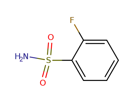 Molecular Structure of 30058-40-3 (2-Fluorobenzenesulfonamide)
