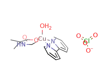[CuII(2,2'-bipyridine)(α-(methylamino)isobutyric acid(H-))]ClO4*H2O