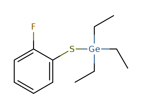 triethyl[(o-fluorophenyl)thio]germane