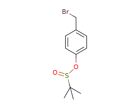 4-(bromomethyl)phenyl 2-methylpropane-2-sulfinate
