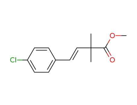 (E)-methyl 4-(4-chlorophenyl)-2,2-dimethylbut-3-enoate