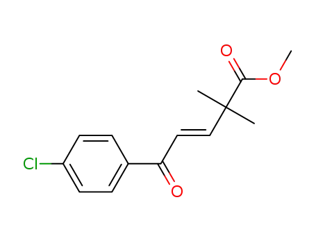 (E)-methyl 5-(4-chlorophenyl)-2,2-dimethyl-5-oxopent-3-enoate