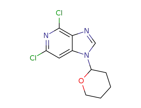 4,6-dichloro-1-(tetrahydro-2H-pyran-2-yl)-1H-imidazo[4,5-c]pyridine