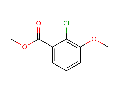 Molecular Structure of 59425-26-2 (methyl 2-chloro-3-methoxybenzoate)