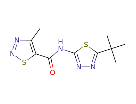 (N-(5-tert-butyl-1,3,4-thiadiazol-2-yl)-4-methyl-1,2,3-thiadiazole-5-formamide)