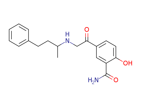 2-Hydroxy-5-(((1-methyl-3-phenylpropyl)amino)acetyl)benzamide