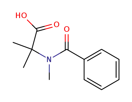 Molecular Structure of 409108-28-7 (Alanine,  N-benzoyl-N,2-dimethyl-)