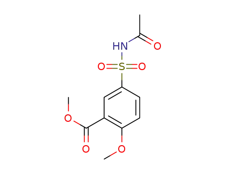 methyl 5-(N-acetylsulfamoyl)-2-methoxybenzoate