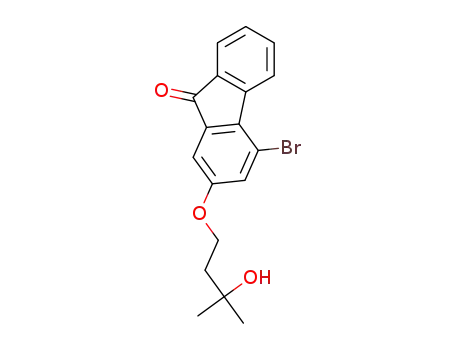 4-bromo-2-(3-hydroxy-3-methylbutyloxy)-9H-fluoren-9-one