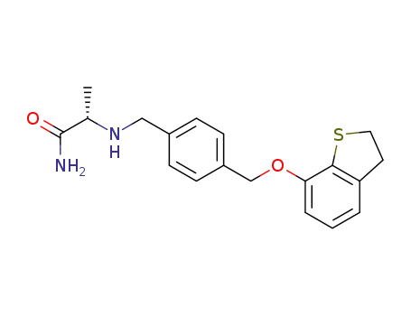 (S)-2-(4-((2,3-dihydrobenzo[b]thiophen-7-oxy)methyl)benzylamino)propanamide
