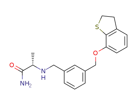 (S)-2-(3-((2,3-dihydrobenzo[b]thiophen-7-oxy)methyl)benzylamino)propanamide