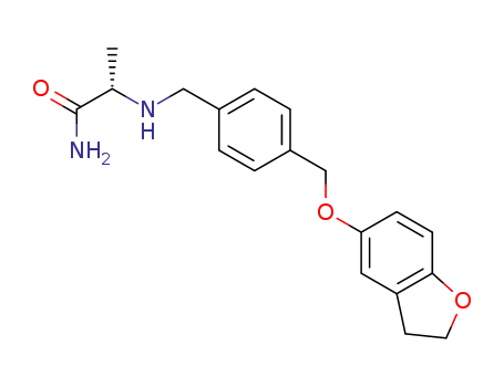 (S)-2-(4-((2,3-dihydrobenzofuran-5-oxy)methyl)benzylamino)propanamide