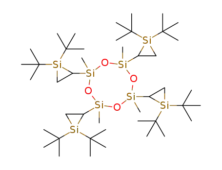 2,4,6,8-tetrakis(1,1-di-tert-butylsiliran-2-yl)-2,4,6,8-tetramethyl-1,3,5,7,2,4,6,8-tetraoxatetrasilocane