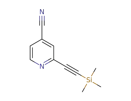 4-cyano-2-[2-(trimethylsilyl)ethynyl]pyridine