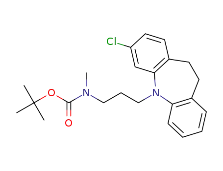 tert-butyl 3-(3-chloro-10,11-dihydro-5H-dibenzo[b,f]azepin-5-yl)propyl(methyl)carbamate