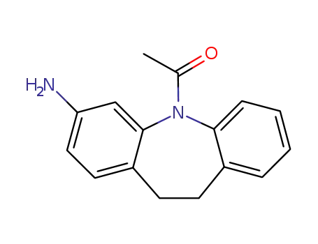 Molecular Structure of 84803-67-8 (3-Amino-5-acetyliminodibenzyl)