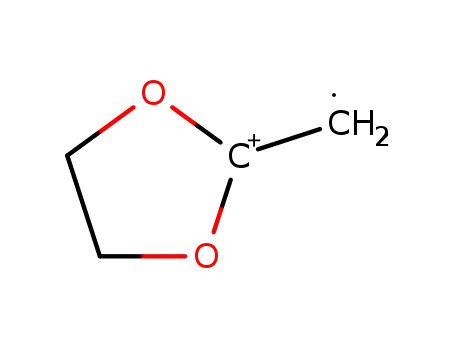 2-methylene-1,3-dioxolane radical cation