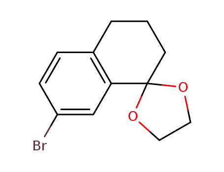 7-Bromo-1,2,3,4-tetrahydronaphthalene-1-spiro-2'-(1',3'-dioxacyclopentane)