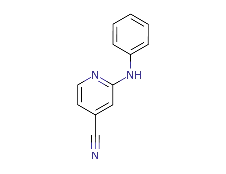 Molecular Structure of 137225-05-9 (2-(phenylaMino)isonicotinonitrile)