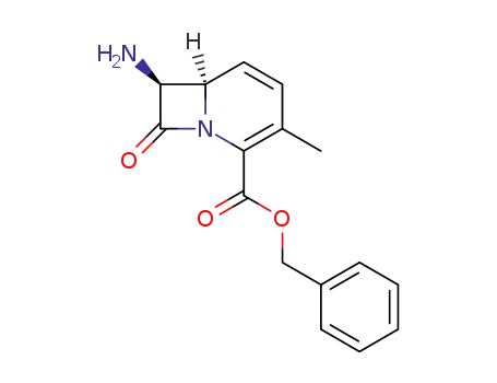 benzyl 7β-amino-3-methyl-1,2-dehydro-1-carba-1-dethia-3-cephem-4-carboxylate