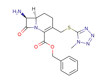 (6R,7S)-7-Amino-3-(1-methyl-1H-tetrazol-5-ylsulfanylmethyl)-8-oxo-1-aza-bicyclo[4.2.0]oct-2-ene-2-carboxylic acid benzyl ester