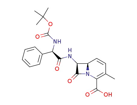 (6R,7S)-7-((R)-2-tert-Butoxycarbonylamino-2-phenyl-acetylamino)-3-methyl-8-oxo-1-aza-bicyclo[4.2.0]octa-2,4-diene-2-carboxylic acid