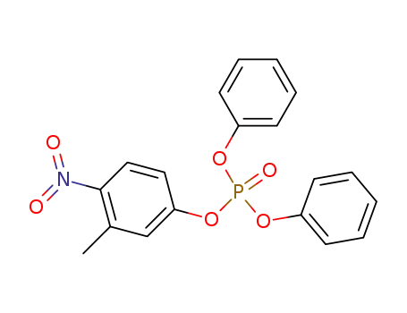 Phosphoric acid 3-methyl-4-nitro-phenyl ester diphenyl ester