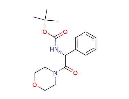 tert-butyl (R)-2-morpholino-2-oxo-1-phenylethylcarbamate
