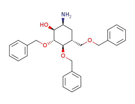 (1S,2R,3R,4R,6S)-6-Amino-2,3-bis-benzyloxy-4-benzyloxymethyl-cyclohexanol