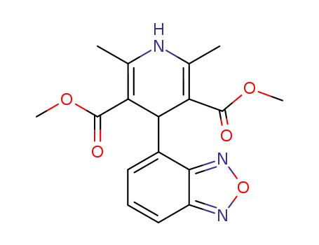 dimethyl 1,4-dihydro-2,6-dimethyl-4-(4-benzofurazanyl)-3,5-pyridinedicarboxylate
