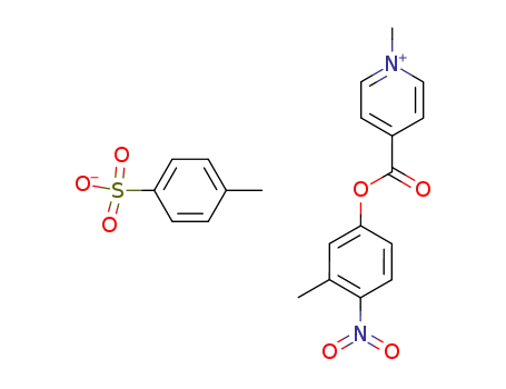 Toluene-4-sulfonate1-methyl-4-(3-methyl-4-nitro-phenoxycarbonyl)-pyridinium;