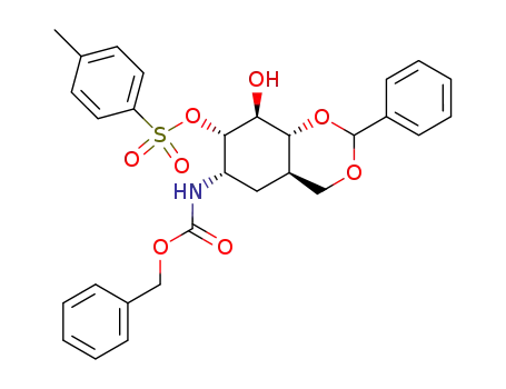 Toluene-4-sulfonic acid (4aR,6S,7S,8S,8aR)-6-benzyloxycarbonylamino-8-hydroxy-2-phenyl-hexahydro-benzo[1,3]dioxin-7-yl ester