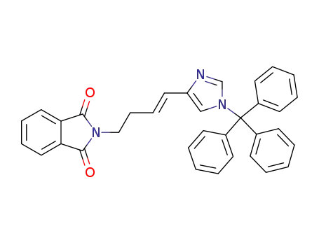 2-[(E)-4-(1-Trityl-1H-imidazol-4-yl)-but-3-enyl]-isoindole-1,3-dione