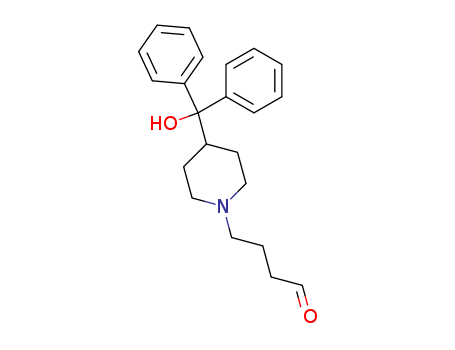 1-Piperidinebutanal, 4-(hydroxydiphenylmethyl)-