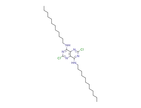 2,6-dichloro-4,8-bis(N-dodecylamino)pyrimido[5,4-d]pyrimidine