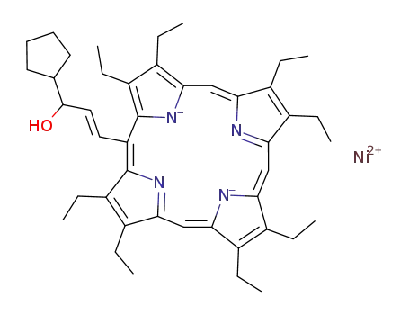 Ni(II) meso-(3-hydroxy-3-cyclopentyl-propenyl)octaethylporphyrin