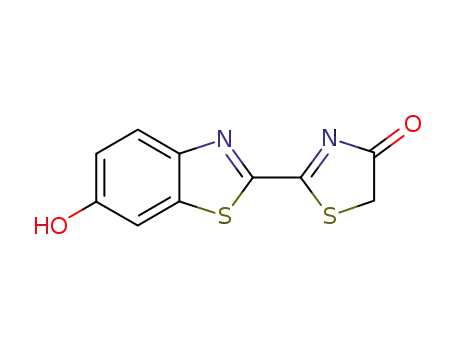 4(5H)-Thiazolone, 2-(6-hydroxy-2-benzothiazolyl)-