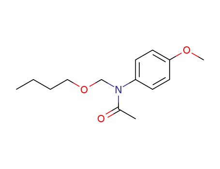 N-butoxymethyl-N-(4-methoxy-phenyl)-acetamide