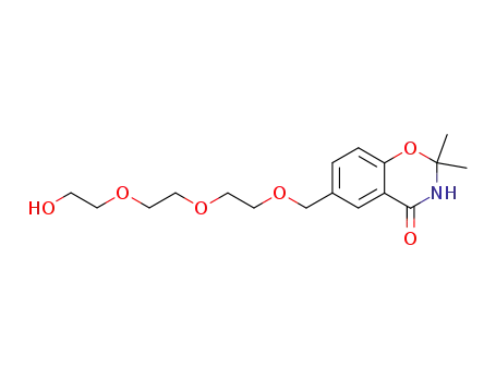 6-{2-[2-(2-hydroxyethoxy)ethoxy]ethoxymethyl}-2,2-dimethyl-2,3-dihydro-benzo[e][1,3]oxazin-4-one